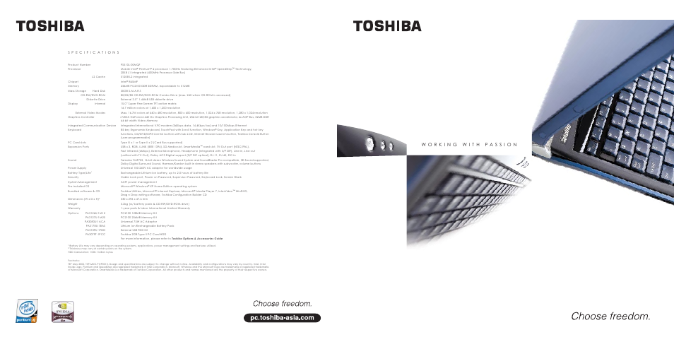 Toshiba 5100 9 User Manual | 2 pages