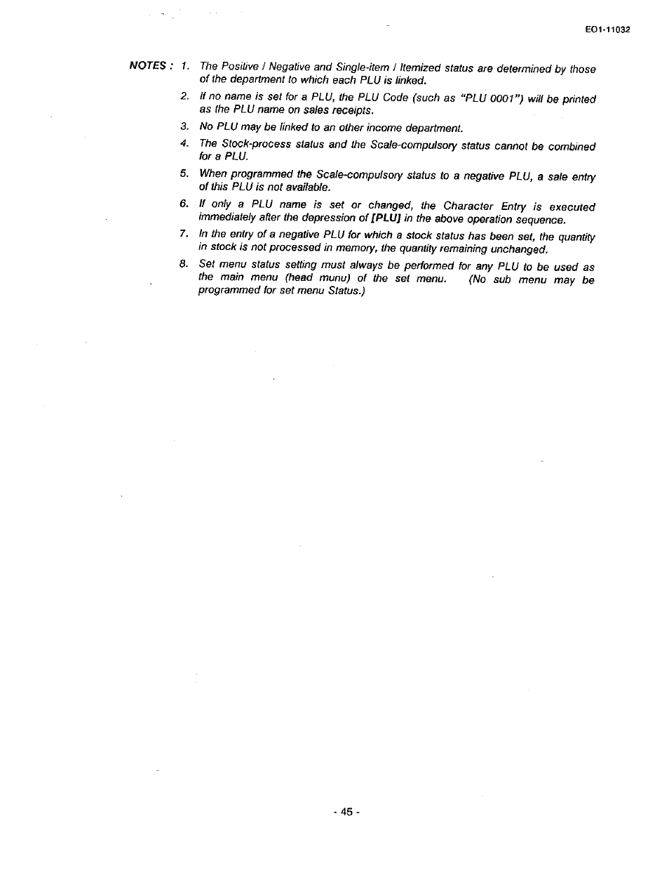 Toshiba TEC FDS-30 User Manual | Page 111 / 142