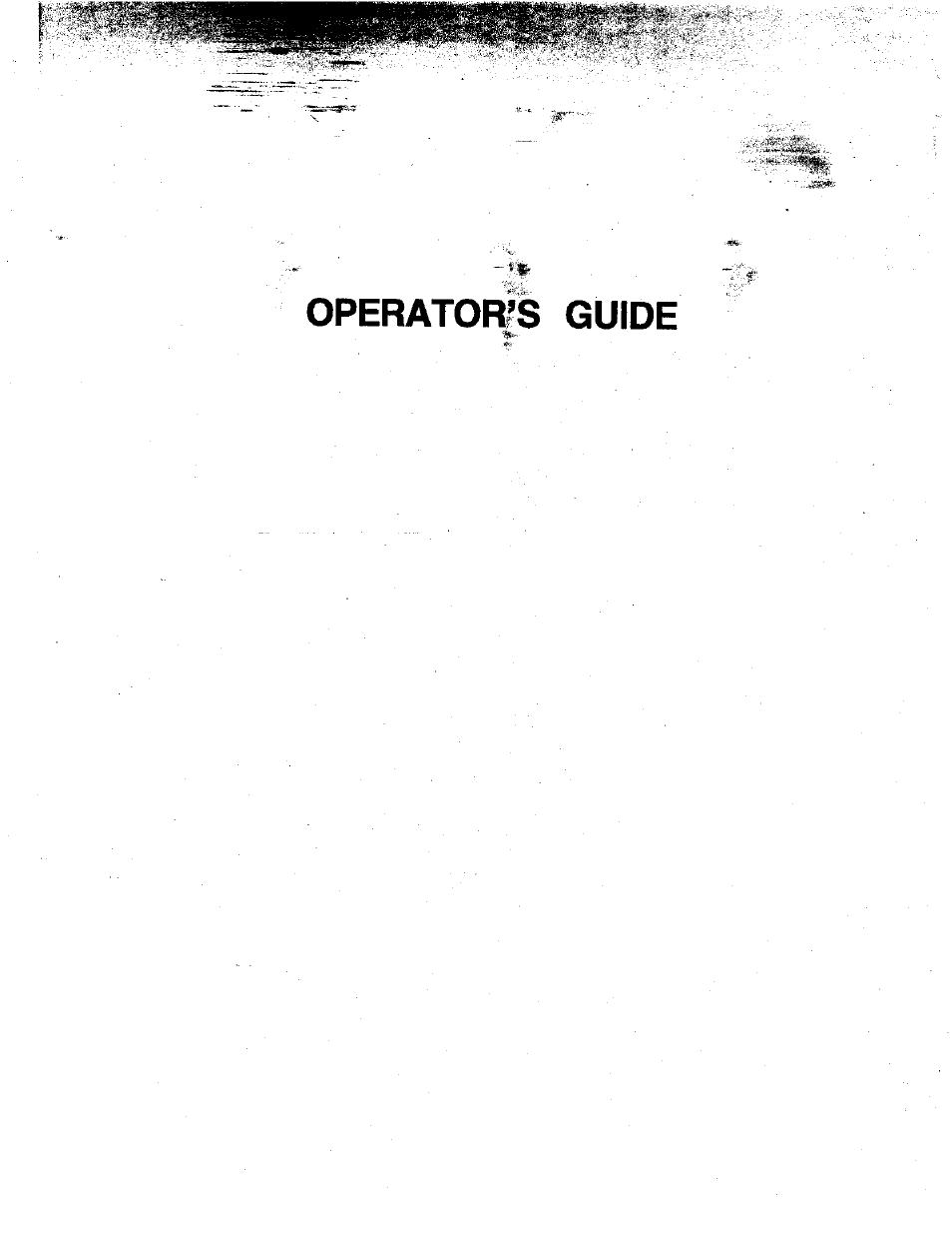 Operatorfs guide | Toshiba TEC FDS-30 User Manual | Page 3 / 142
