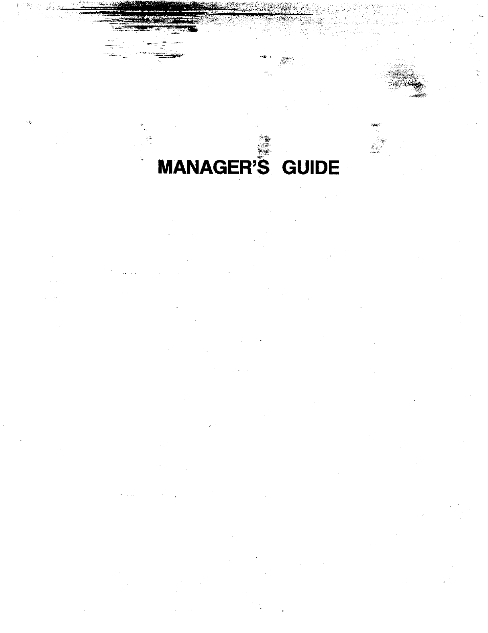 Manager’^ guide | Toshiba TEC FDS-30 User Manual | Page 63 / 142