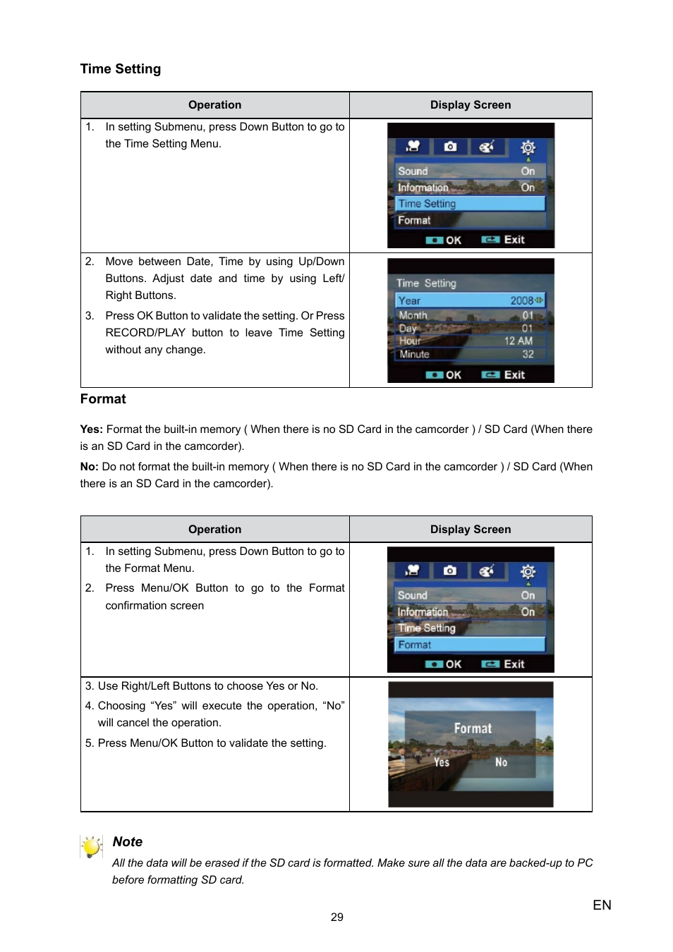 Toshiba Camileo H10 User Manual | Page 31 / 47