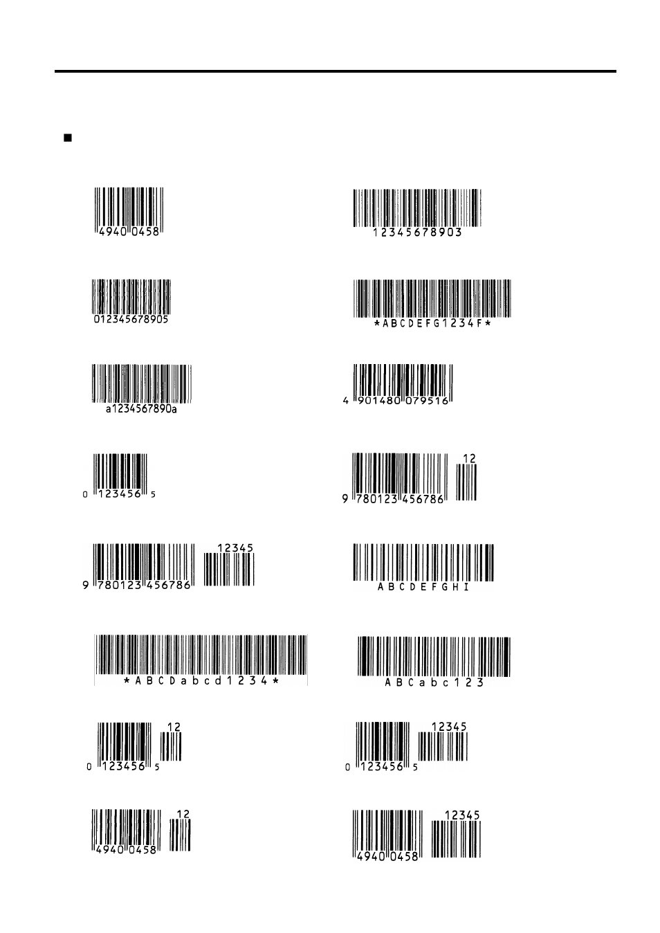 Appendix 4 print samples (cont.) | Toshiba B-852-TS12-QP User Manual | Page 50 / 55