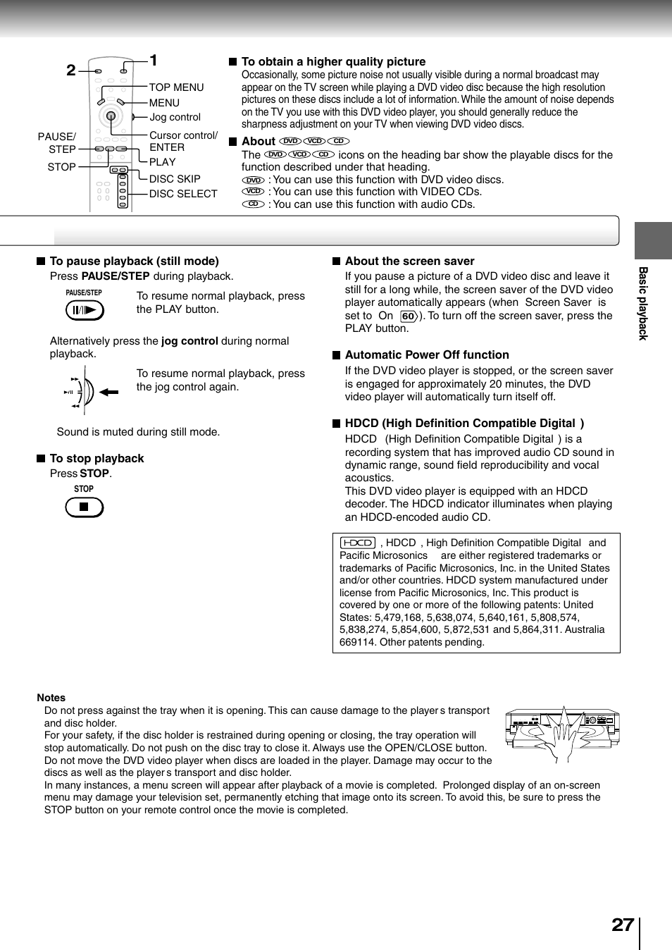 Toshiba SD-4205 User Manual | Page 25 / 69