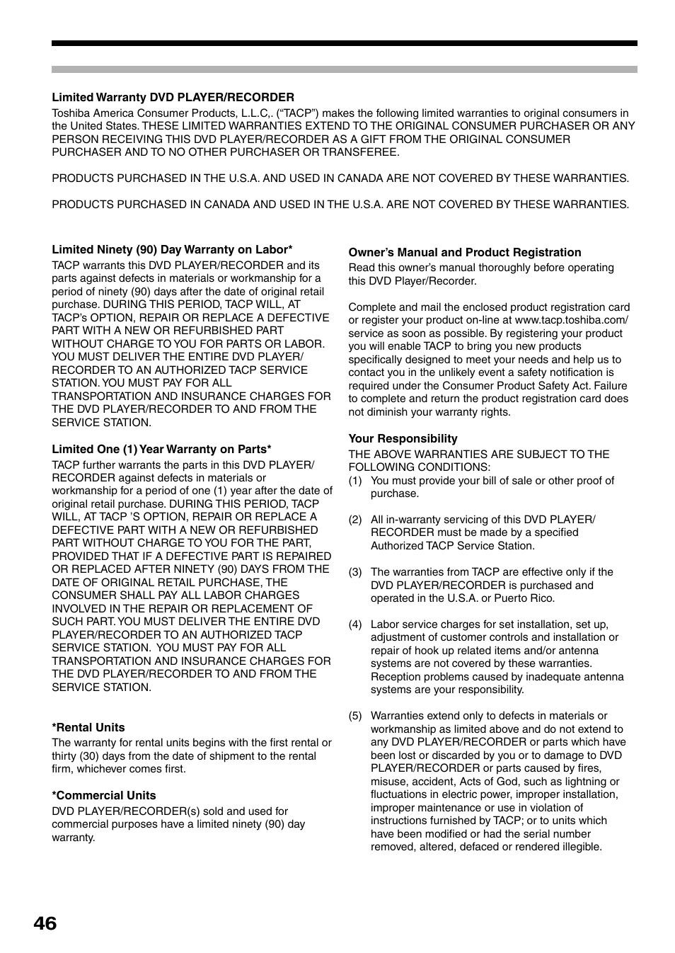 Toshiba D-R4SU User Manual | Page 46 / 52