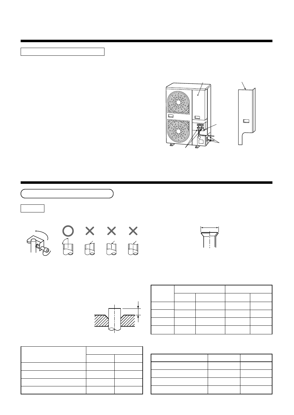 Refrigerant piping, Selection of installation, Pipe forming/end positioning | Toshiba R410A User Manual | Page 24 / 88