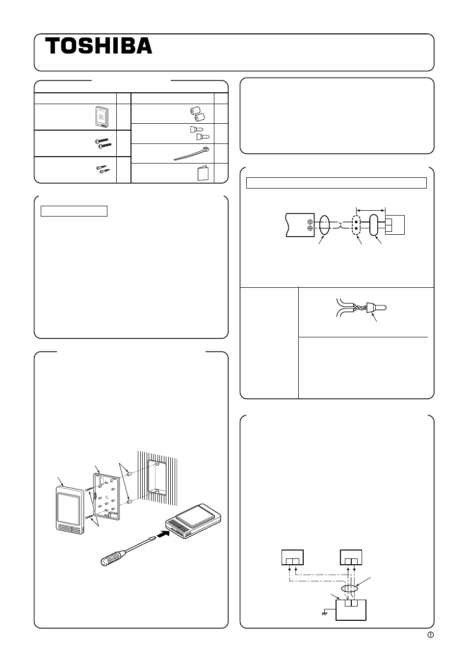 Installation manual, How to install the remote sensor, How to perform cabling of the remote sensor | Remote sensor model : tcb-tc21le | Toshiba R410A User Manual | Page 84 / 88