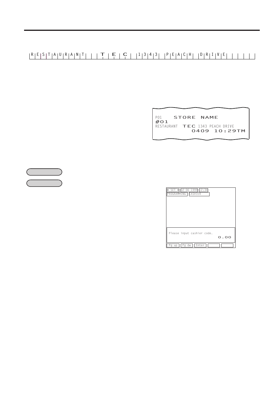 Cashier programming (submode 2) -8 | Toshiba FS-2600-1 User Manual | Page 107 / 210