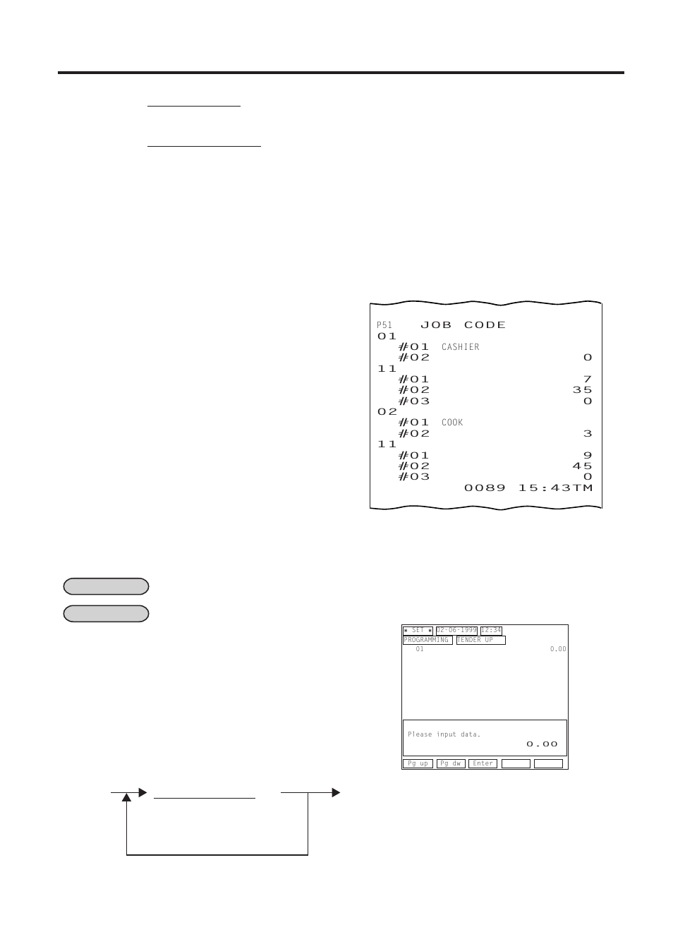 Tender up table setting (submode 52) -52 | Toshiba FS-2600-1 User Manual | Page 151 / 210