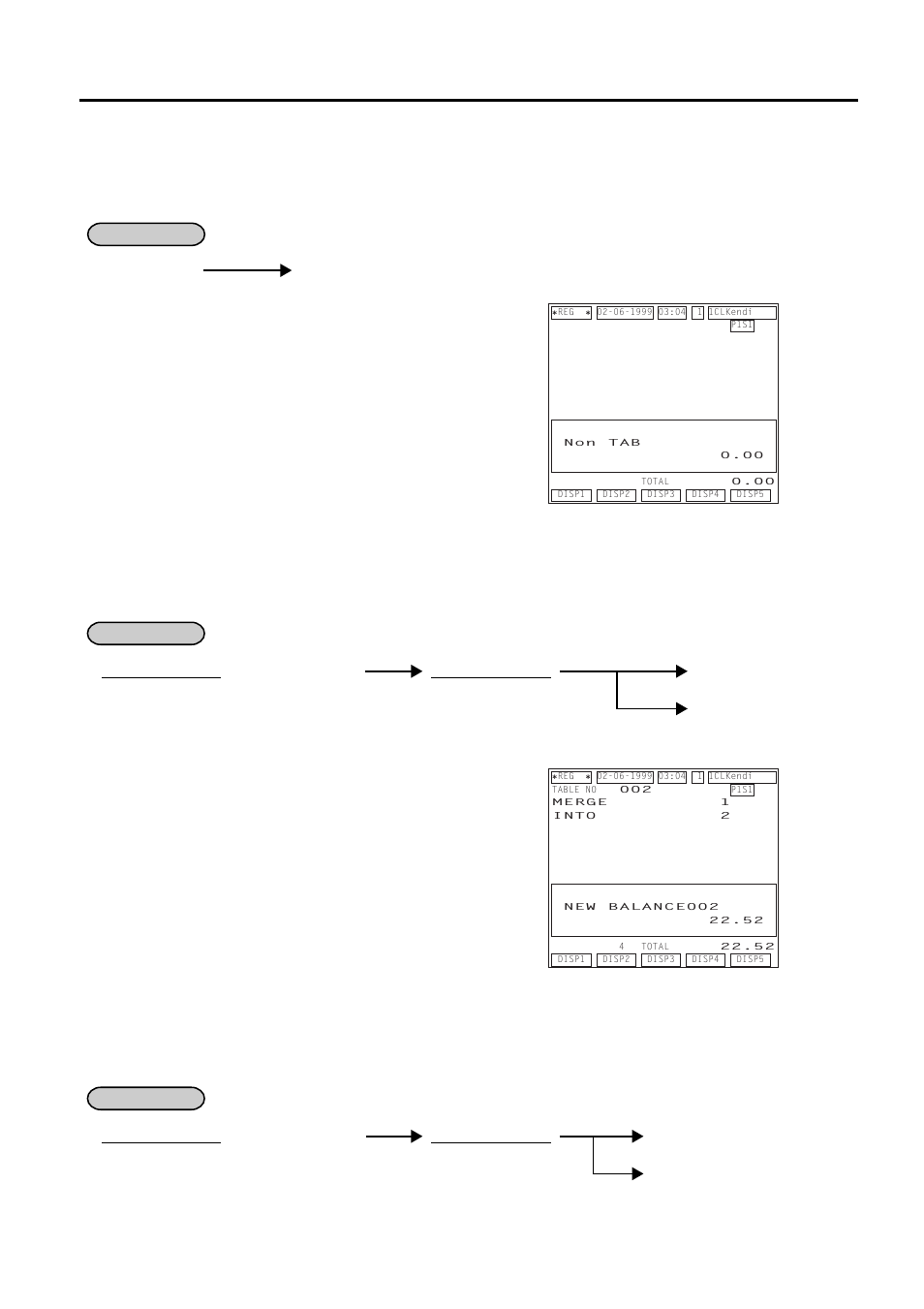 Guest check merge -18, Guest check transfer -18, 27 guest check merge | 28 guest check transfer | Toshiba FS-2600-1 User Manual | Page 44 / 210