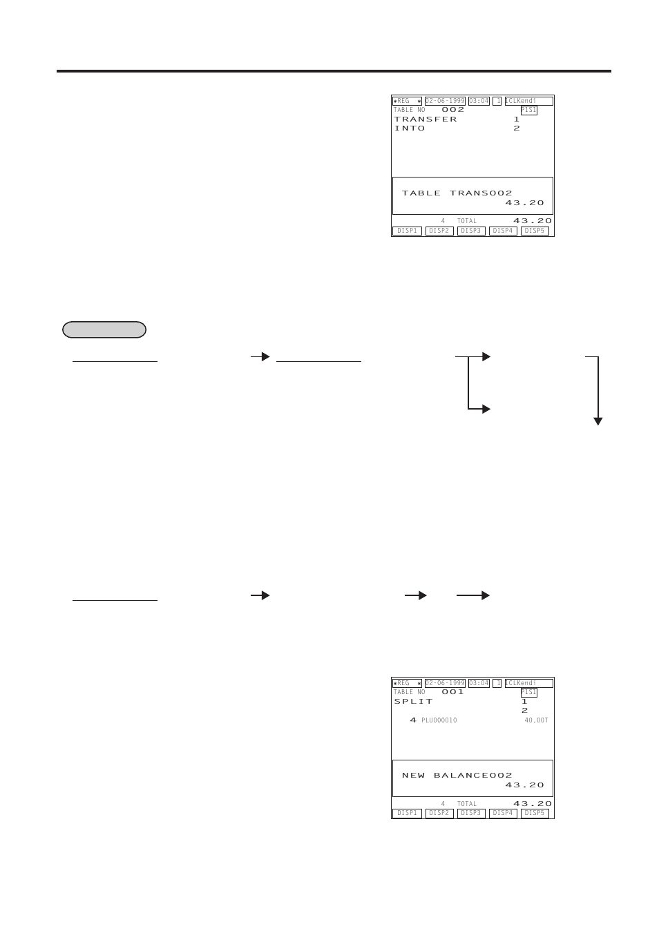 Guest check split -19, 29 guest check split | Toshiba FS-2600-1 User Manual | Page 45 / 210