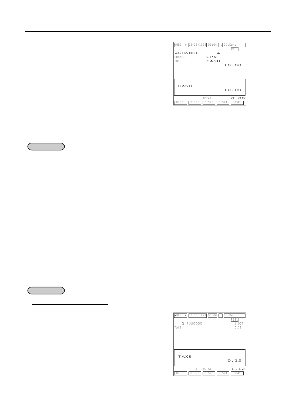 Tax status modification -22, Automatic tax calculation -22, Manual tax entry -22 | 34 tax status modification, 35 automatic tax calculation, 36 manual tax entry | Toshiba FS-2600-1 User Manual | Page 48 / 210