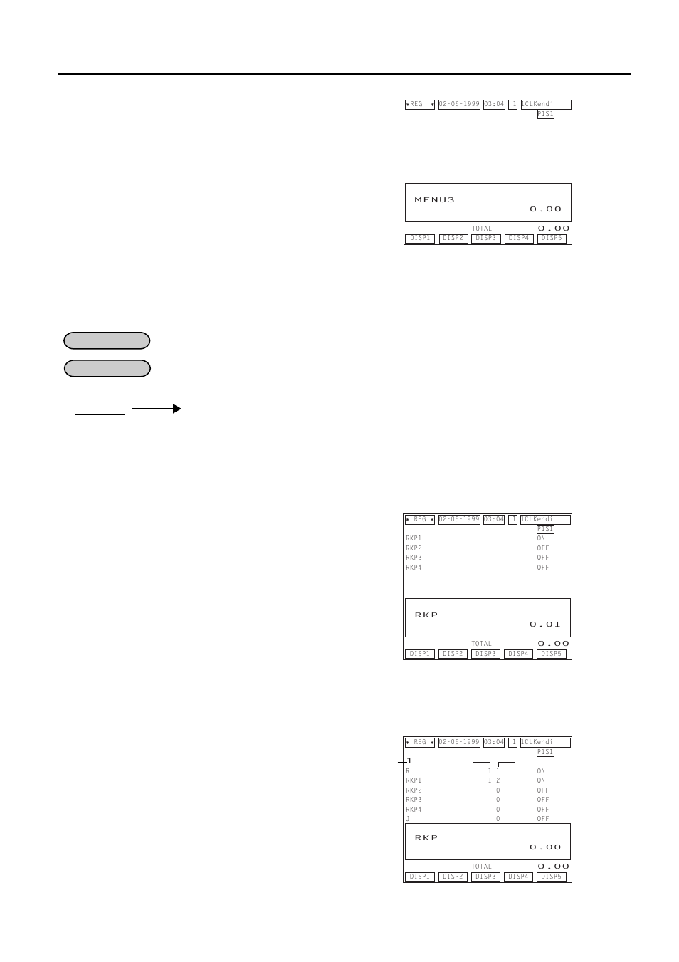 Rkp table change -3, 5 rkp table change | Toshiba FS-2600-1 User Manual | Page 74 / 210