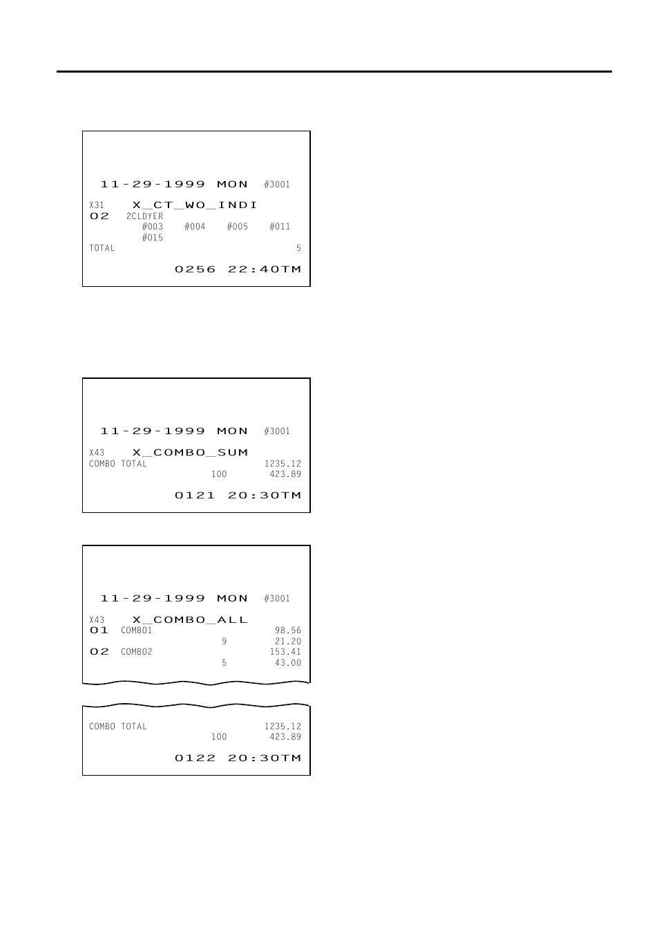 16 combo sales read or reset report (daily) | Toshiba FS-2600-1 User Manual | Page 95 / 210