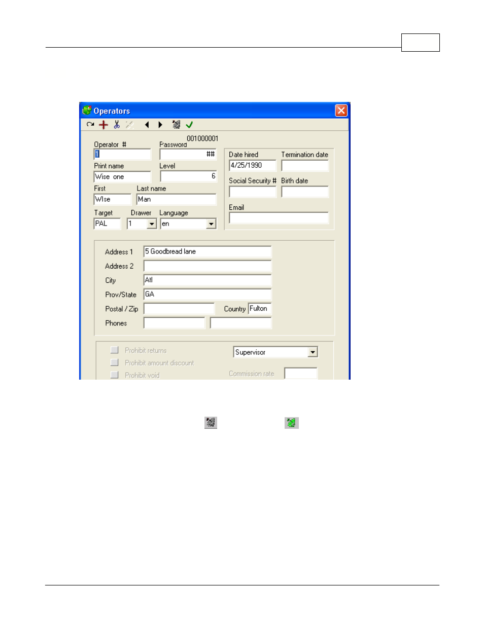 Operator table | Toshiba Electric Keyboard User Manual | Page 117 / 186