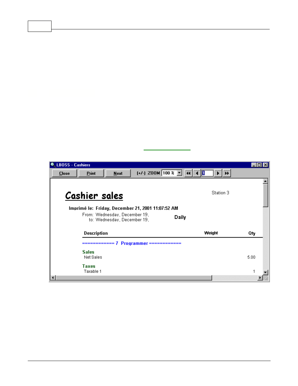 Report viewer, 4 report viewer | Toshiba Electric Keyboard User Manual | Page 138 / 186