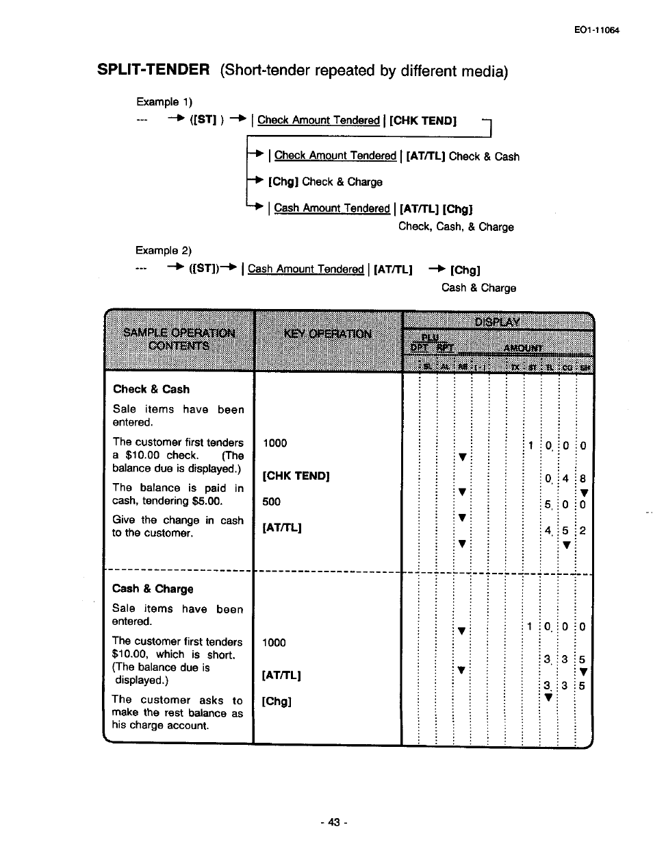 Chk tend, At/tl, Chktend | Io. io, Io. jo, Jiimo iijii;iim|ft)u 11ii, Mtiiw, N ifi | Toshiba TEC MA-1300 User Manual | Page 47 / 98