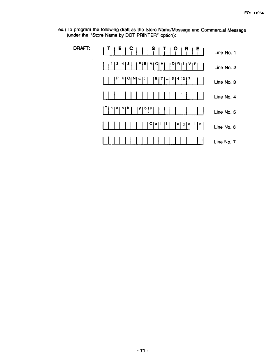 Toshiba TEC MA-1300 User Manual | Page 75 / 98
