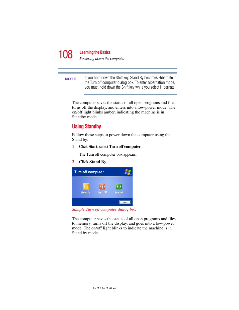 Toshiba SATELLITE M30X User Manual | Page 108 / 231