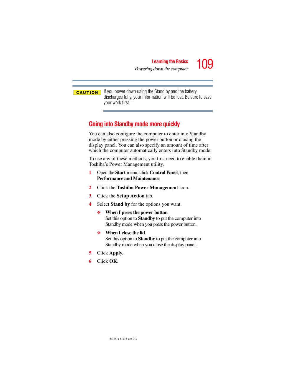 Toshiba SATELLITE M30X User Manual | Page 109 / 231