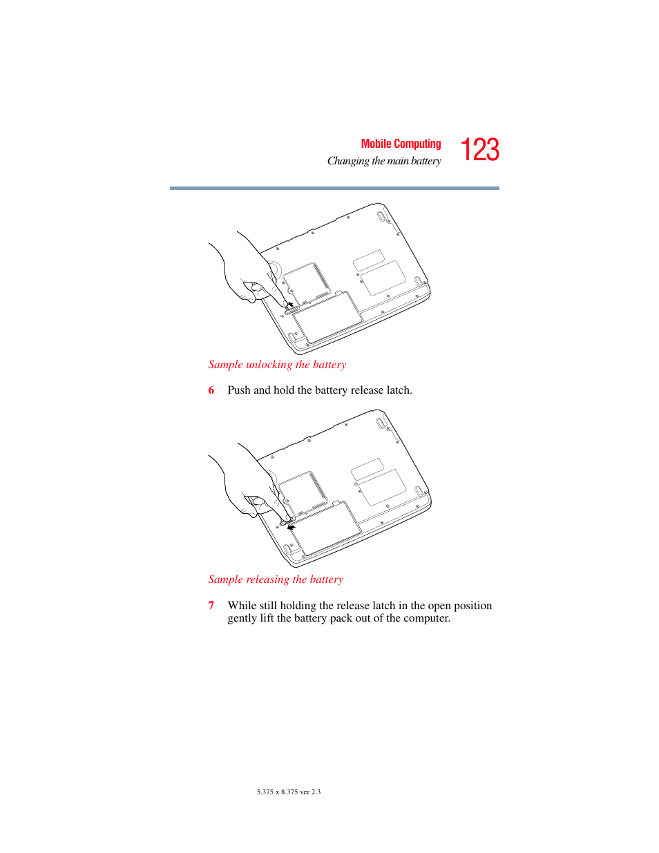 Toshiba SATELLITE M30X User Manual | Page 123 / 231