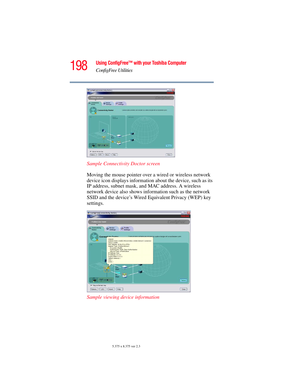 Toshiba SATELLITE M30X User Manual | Page 198 / 231