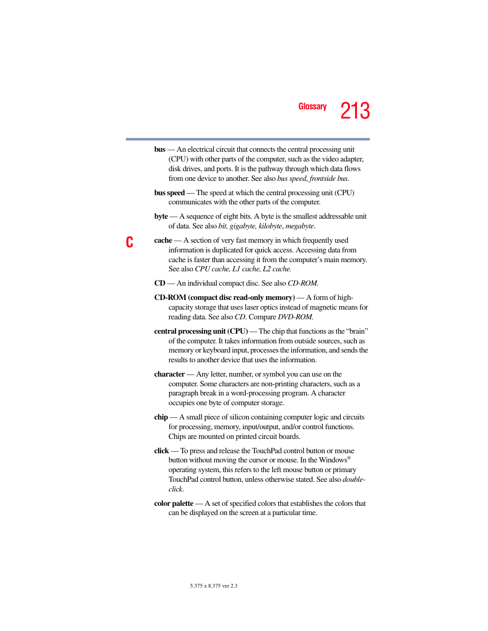 Toshiba SATELLITE M30X User Manual | Page 213 / 231