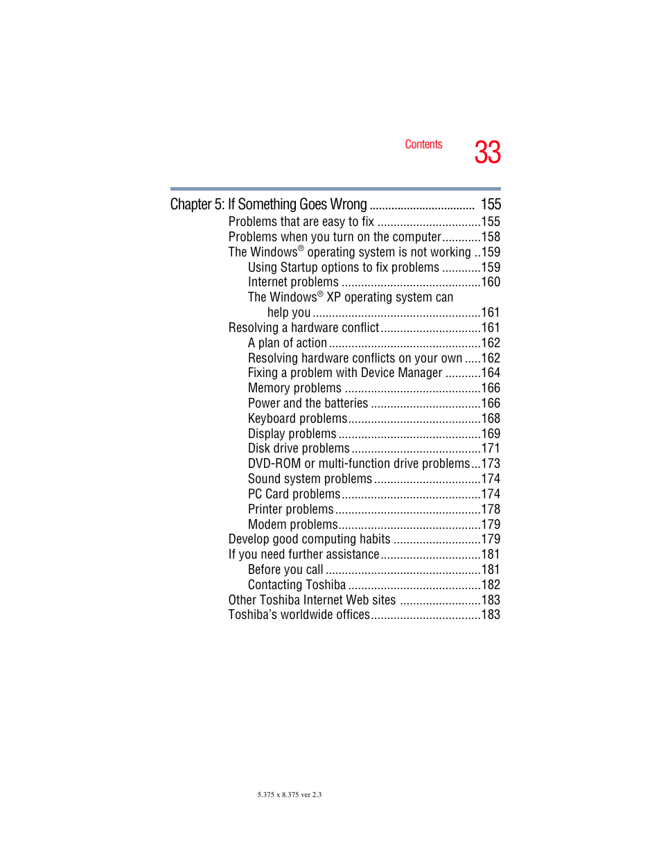 Toshiba SATELLITE M30X User Manual | Page 33 / 231