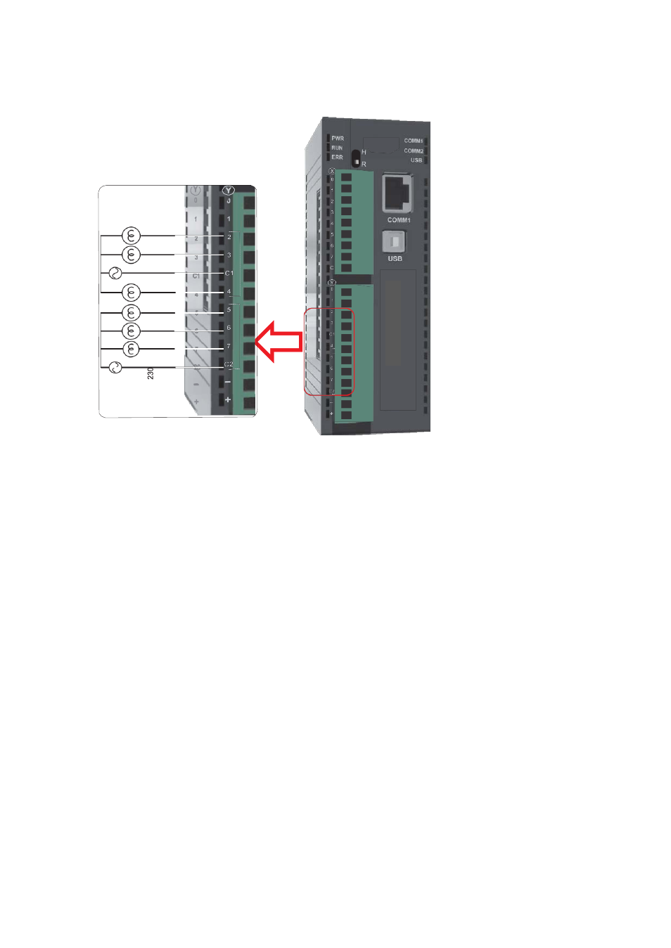 L1 to l6 are a.c. load | Toshiba Programmable Logic Controller V200 User Manual | Page 39 / 140