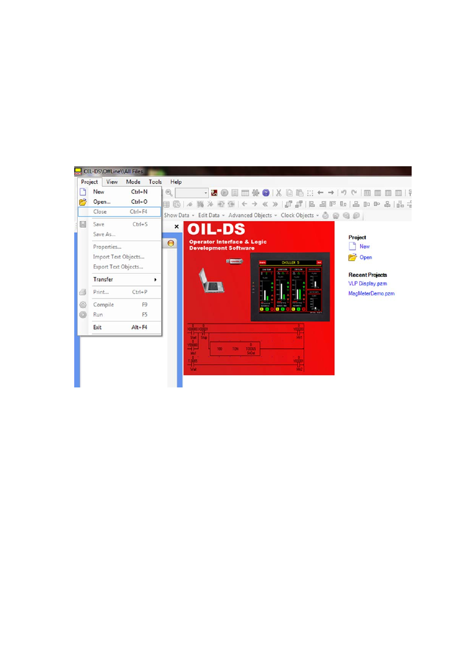 1 configuring v200 using oil-ds, Configuring v200 with oil-ds | Toshiba Programmable Logic Controller V200 User Manual | Page 83 / 140