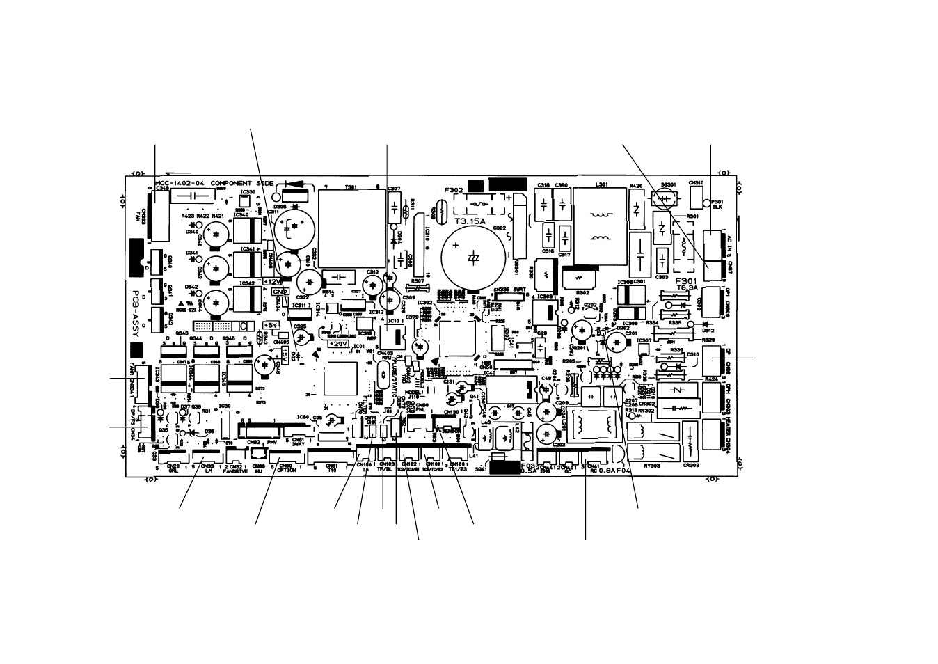 3. indoor print cir cuit boar d | Toshiba RAV-SM1101BT-E User Manual | Page 40 / 126