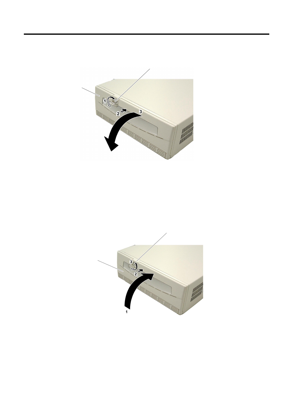 How to lock/unlock the front panel | Toshiba ST-7000-C Series User Manual | Page 12 / 18