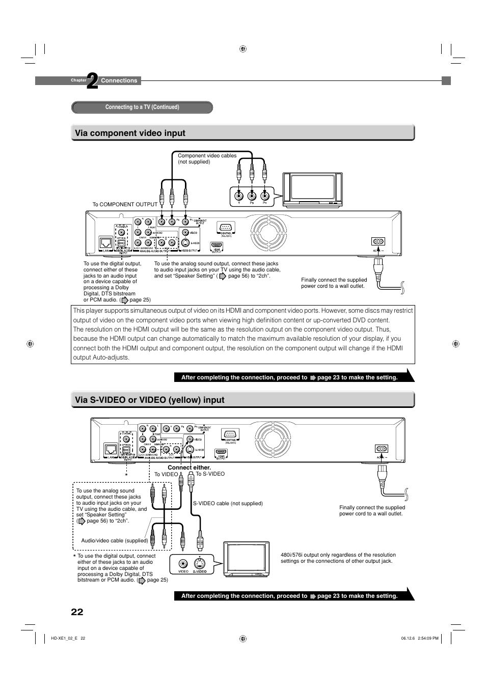 Toshiba HD-XE1 User Manual | Page 22 / 76