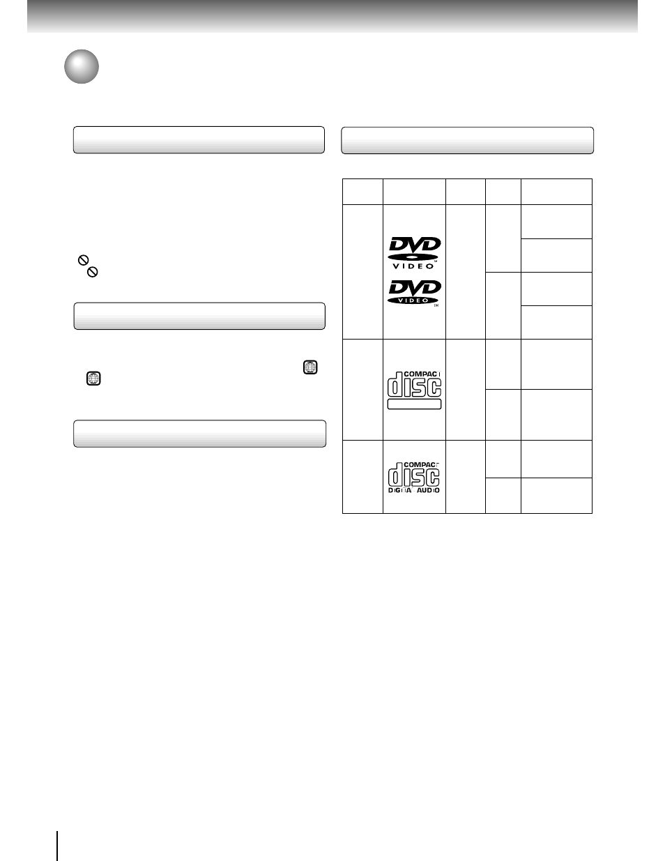 About this owner’s manual, On video cds, Playable discs | Toshiba SD-1700 User Manual | Page 10 / 51