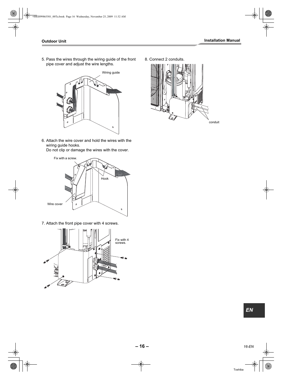 Toshiba CARRIER RAV-SP360AT2-UL User Manual | Page 17 / 24