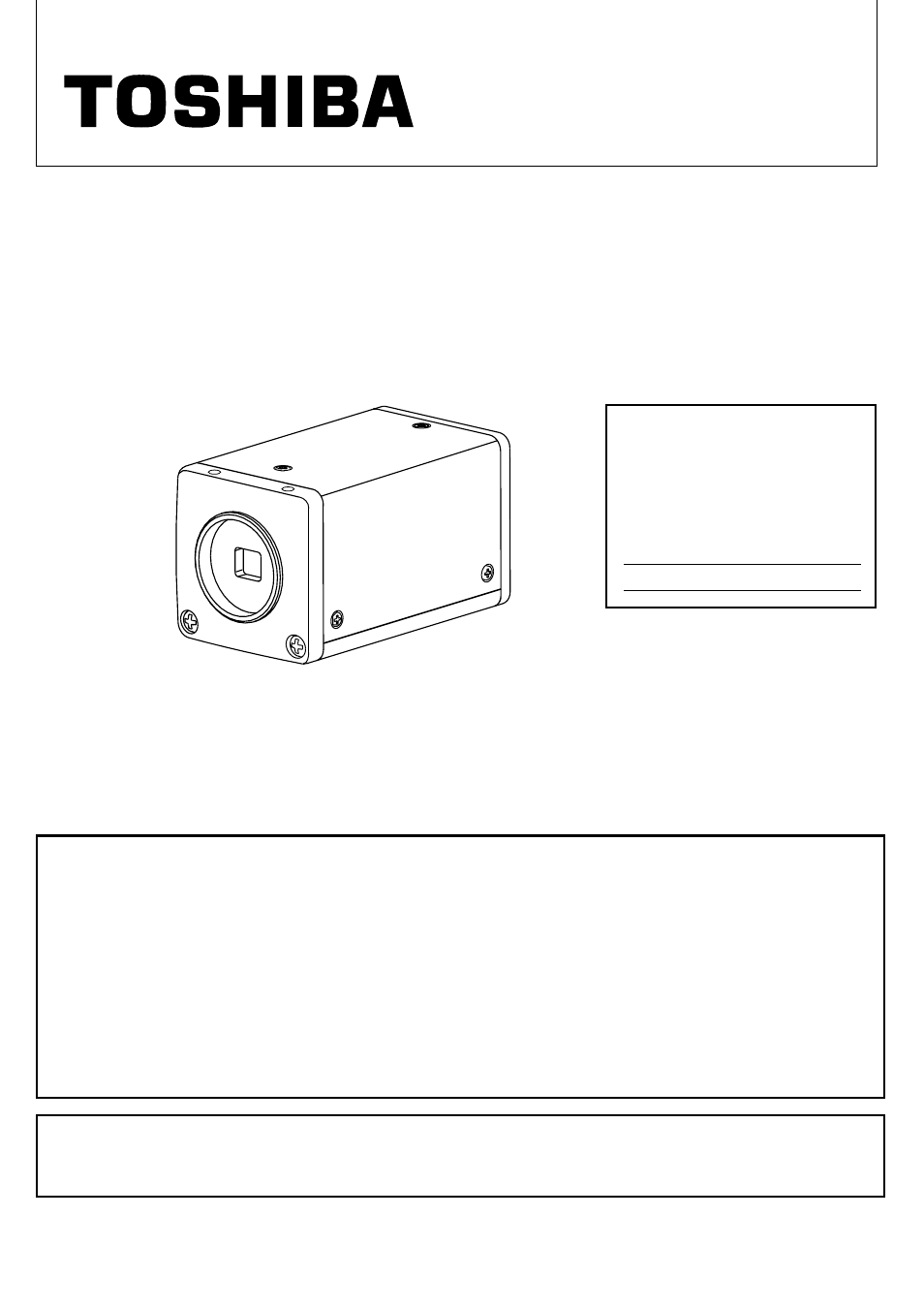 Toshiba IK-TF7 User Manual | 36 pages