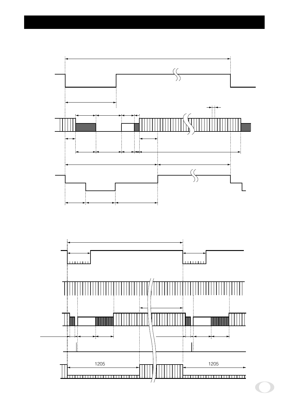 Ccd output waveform timing chart | Toshiba IK-TF7 User Manual | Page 33 / 36