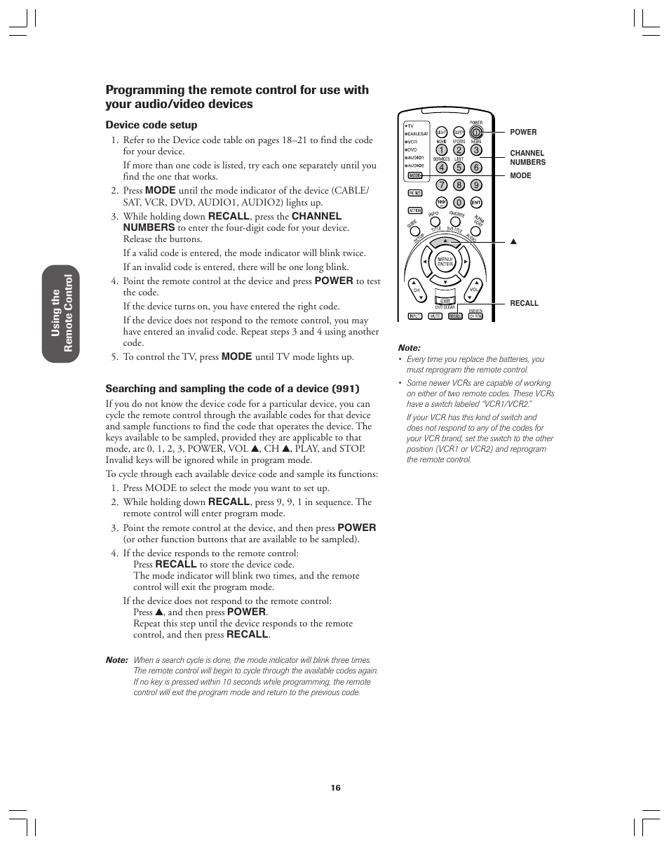 Toshiba 36AX61 User Manual | Page 16 / 50