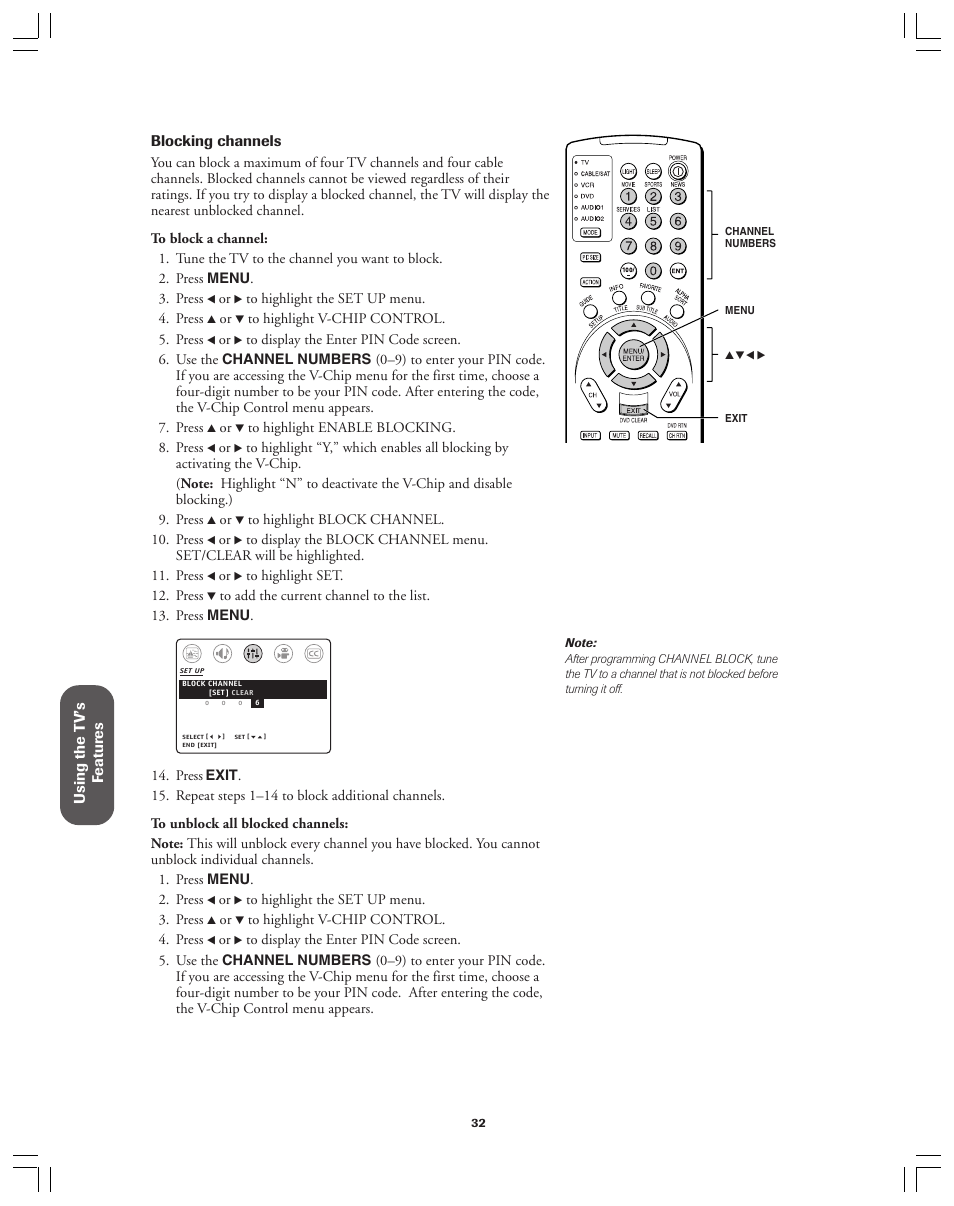 Toshiba 36AX61 User Manual | Page 32 / 50