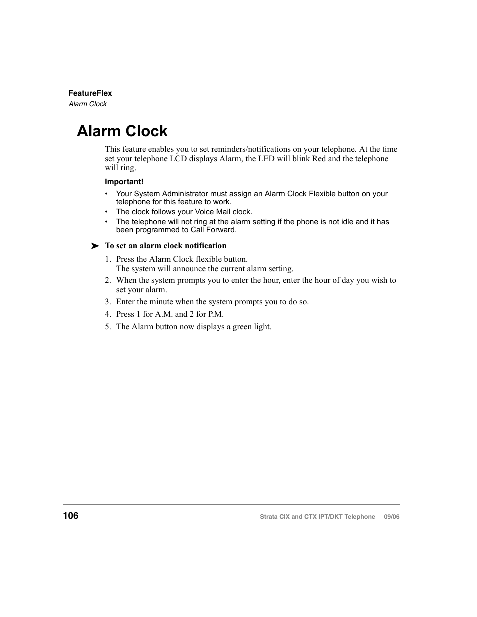 Alarm clock | Toshiba CT User Manual | Page 122 / 155
