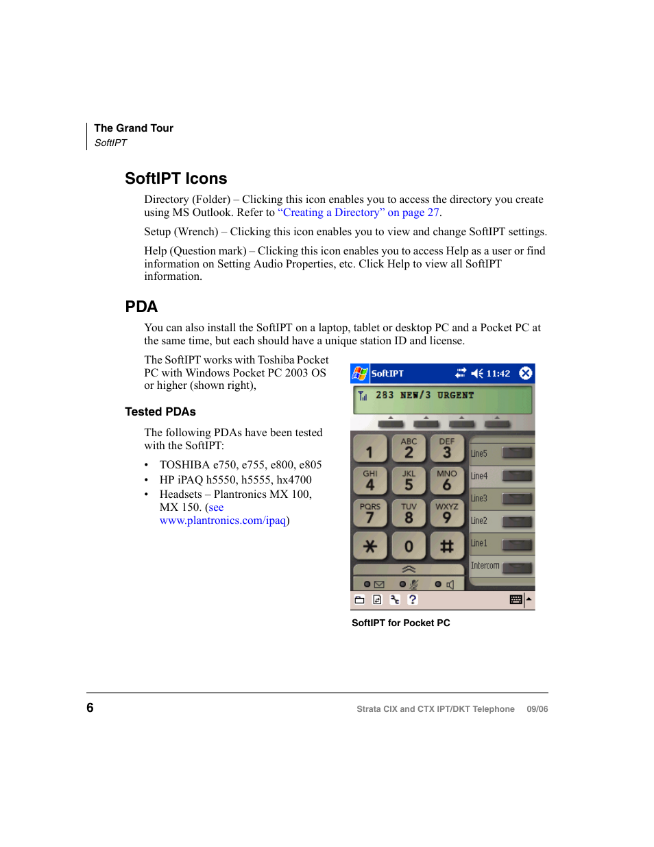 Softipt icons, Softipt icons pda | Toshiba CT User Manual | Page 22 / 155