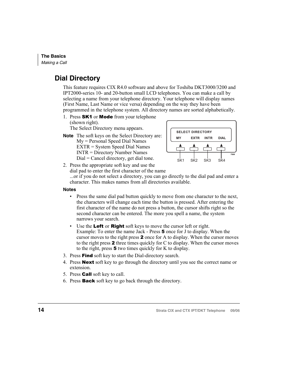 Dial directory | Toshiba CT User Manual | Page 30 / 155