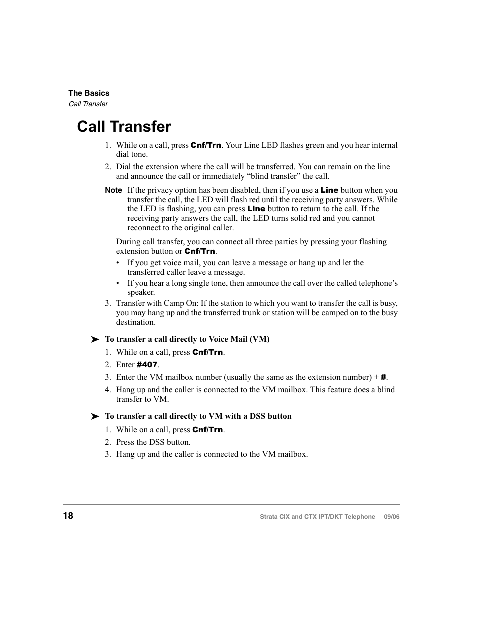 Call transfer | Toshiba CT User Manual | Page 34 / 155