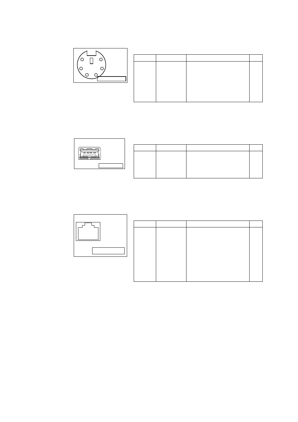 B.2.3 keyboard and mouse interface, B.2.4 usb interface, B.2.5 ethernet interface | Toshiba 2000 User Manual | Page 72 / 76