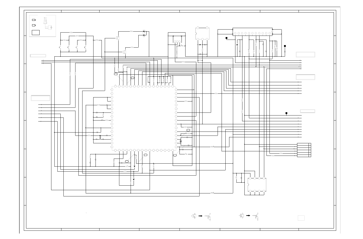 Micon/tuner schematic diagram, Main pcb), G-1 g-2 | Toshiba 14N21NS User Manual | Page 22 / 34