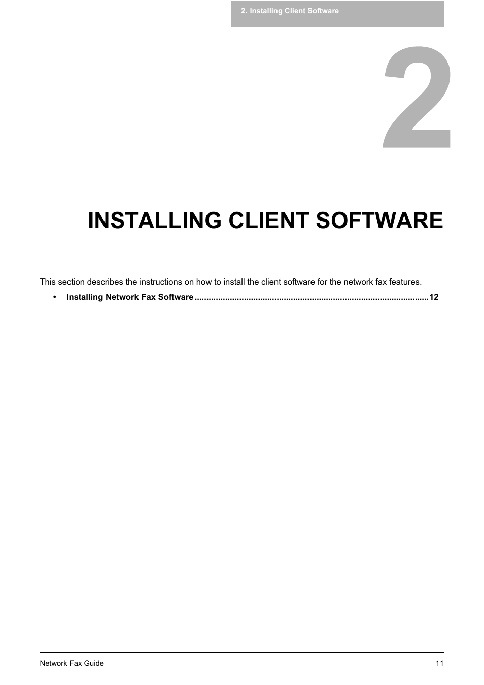 Installing client software | Toshiba E-STUDIO 720 User Manual | Page 11 / 110