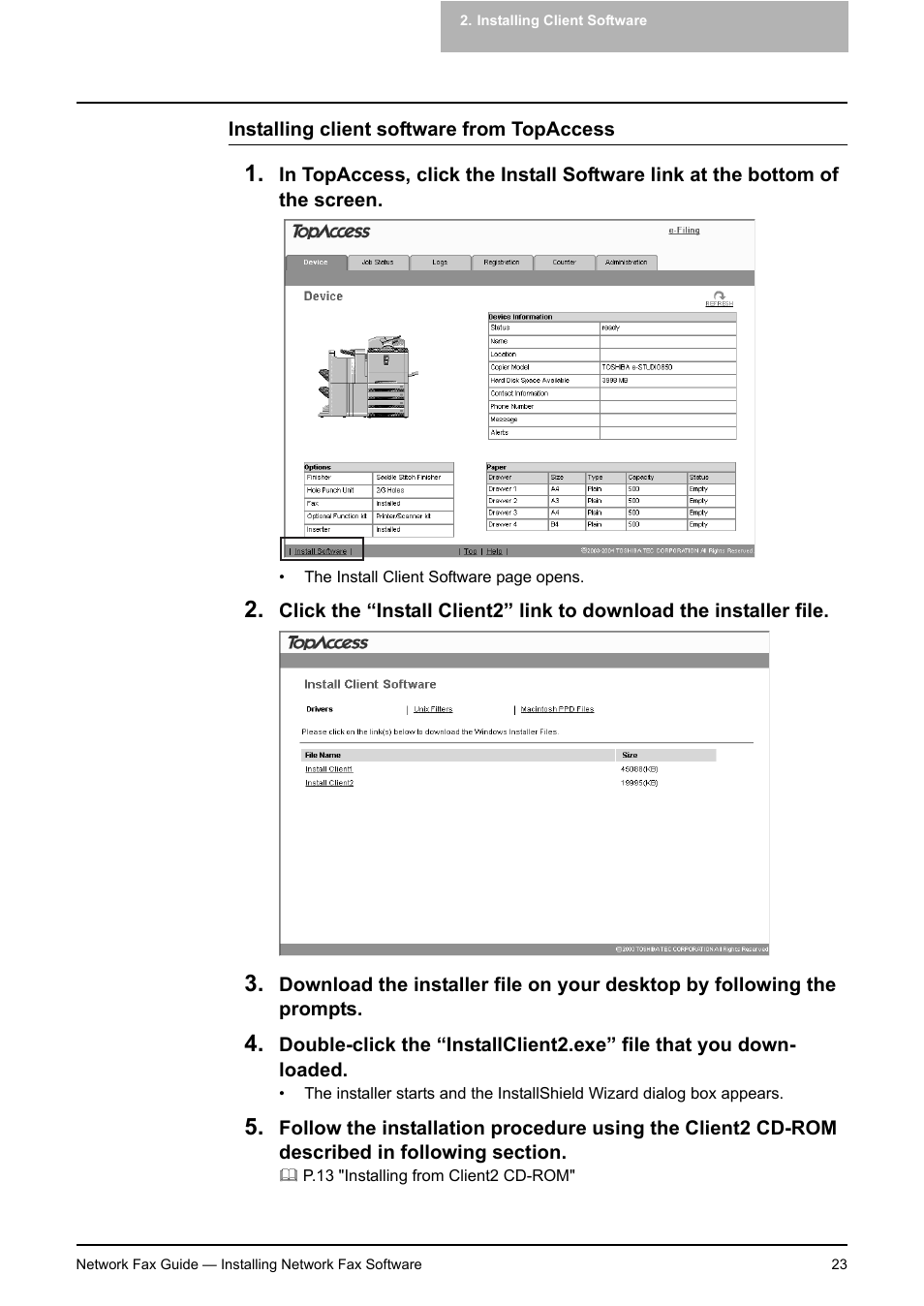 Toshiba E-STUDIO 720 User Manual | Page 23 / 110