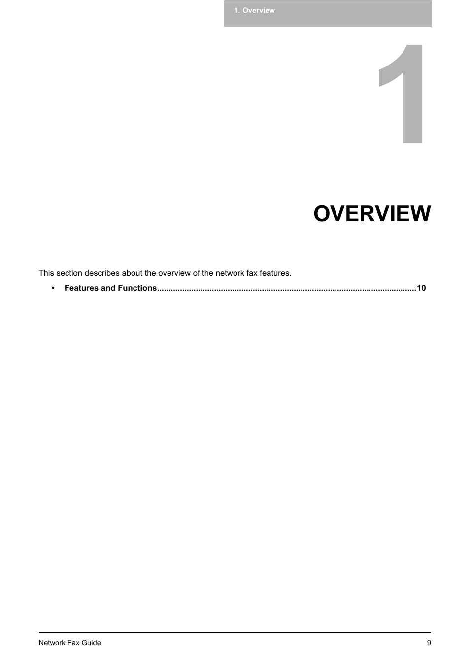 Overview | Toshiba E-STUDIO 720 User Manual | Page 9 / 110