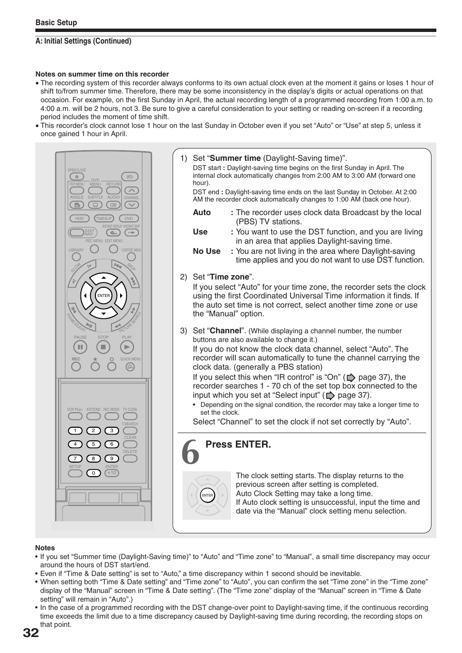 Press enter | Toshiba RD-XS32SC User Manual | Page 32 / 56