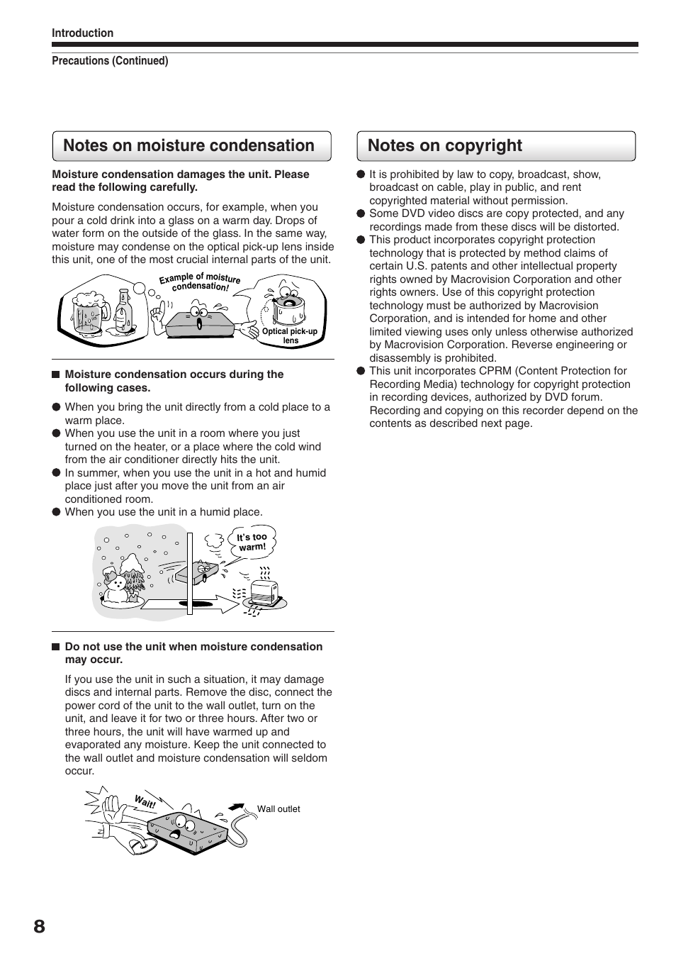 Toshiba RD-XS32SC User Manual | Page 8 / 56