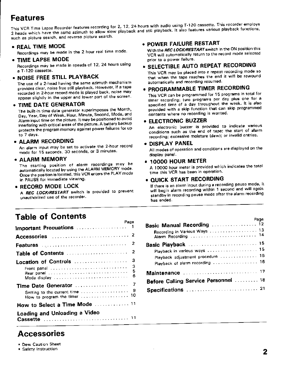 Toshiba KV-5124A User Manual | Page 3 / 19